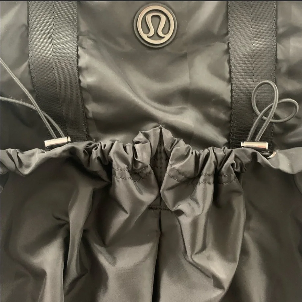 lululemon athletica Black Convertible Tote Backpack